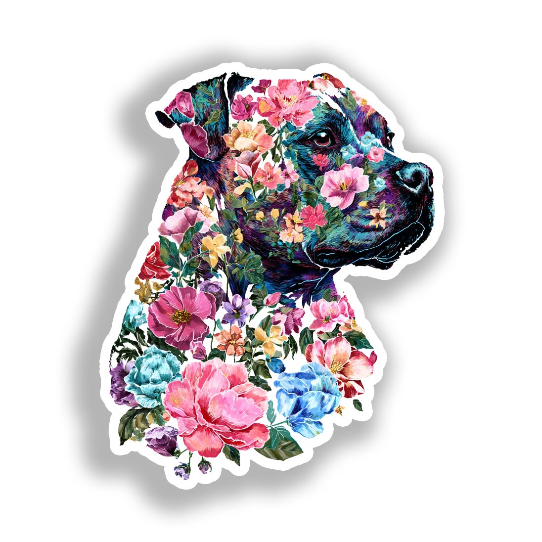 Bull Terrier Dog Vinyl Decal Sticker for Car, Laptop, Tumbler and more # A019151-4" x 4"
