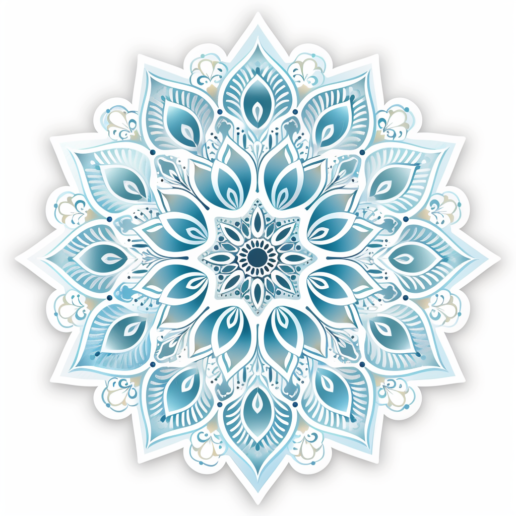Mandala Vinyl Decal Sticker for Car, Laptop, Tumbler and more # F08076