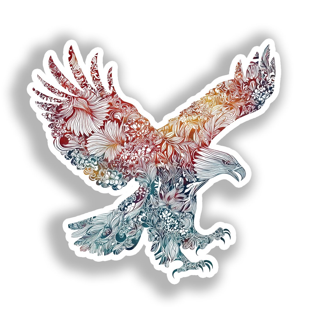 Eagle Vinyl Decal Sticker for Car, Laptop, Tumbler and more # A018557-4" x 4"