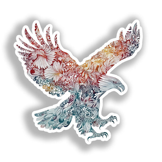 Eagle Vinyl Decal Sticker for Car, Laptop, Tumbler and more # A018557-4" x 4"