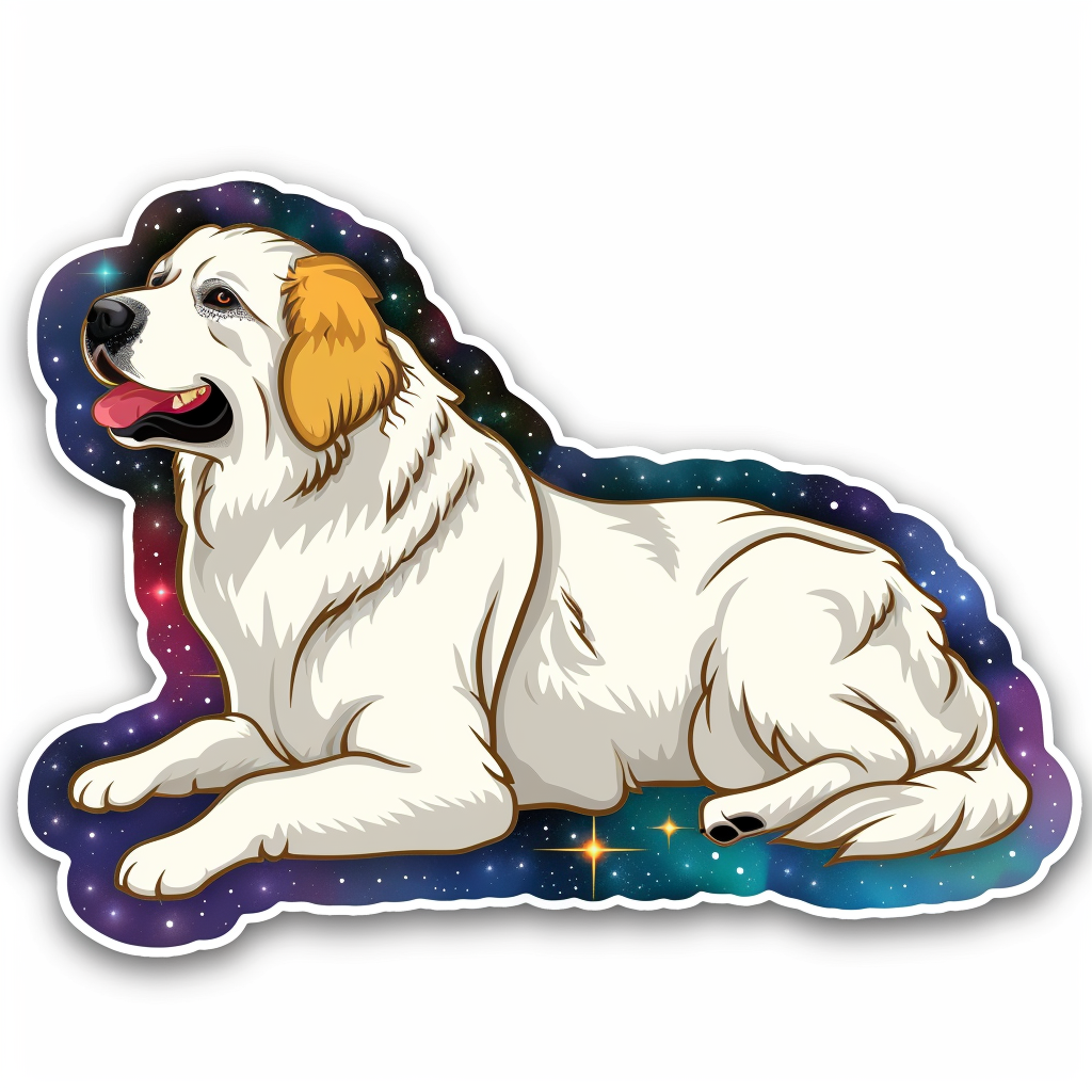 Great Pyrenees dog  Vinyl Decal Sticker for Car, Laptop, Tumbler and more # F023531
