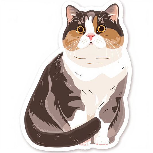 Scottish Fold cat Vinyl Decal Sticker for Car, Laptop, Tumbler and more # F07940