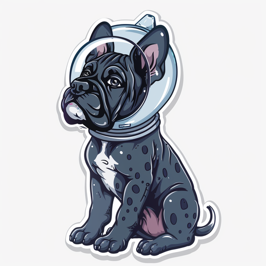 Great Dane Dog Expressive surreal Vinyl Decal Sticker for Car, Laptop, Tumbler and more # F022792
