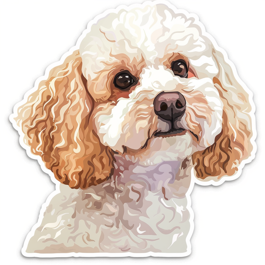 Poodle Dog Vinyl Decal Sticker for Car, Laptop, Tumbler and more # F012483