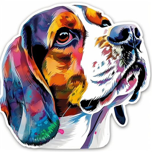 Beagle dog Vinyl Decal Sticker for Car, Laptop, Tumbler and more # F011990