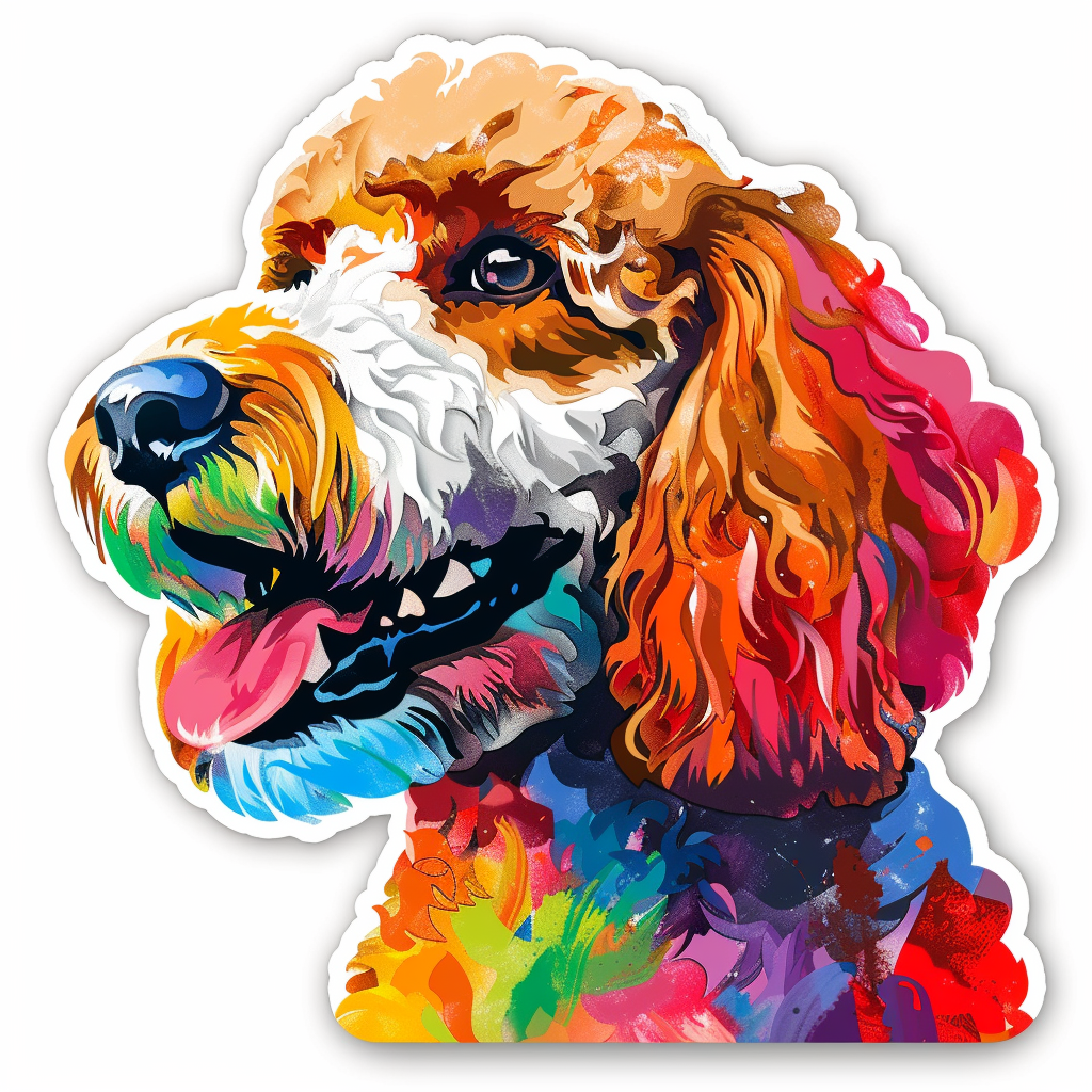 Poodle Dog Vinyl Decal Sticker for Car, Laptop, Tumbler and more # F012644