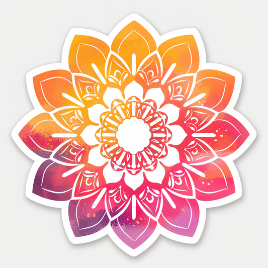 Mandala Vinyl Decal Sticker for Car, Laptop, Tumbler and more # F08262