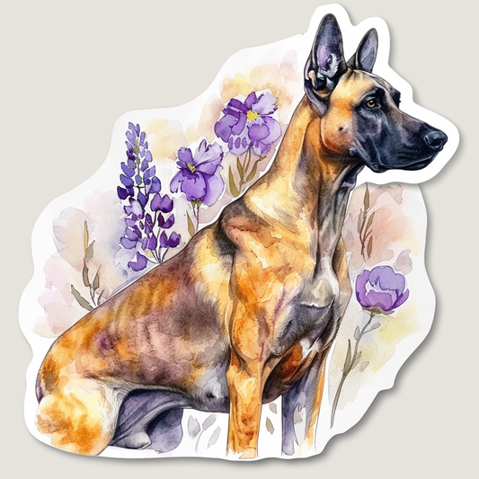 Great Dane Dog Expressive surreal Vinyl Decal Sticker for Car, Laptop, Tumbler and more # F022894