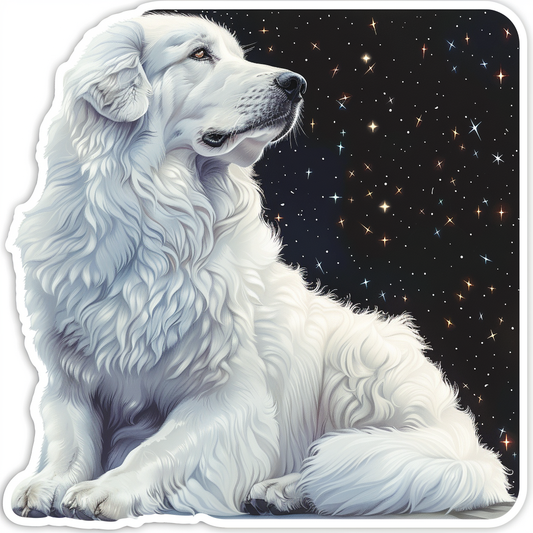 Great Pyrenees dog  Vinyl Decal Sticker for Car, Laptop, Tumbler and more # F023502