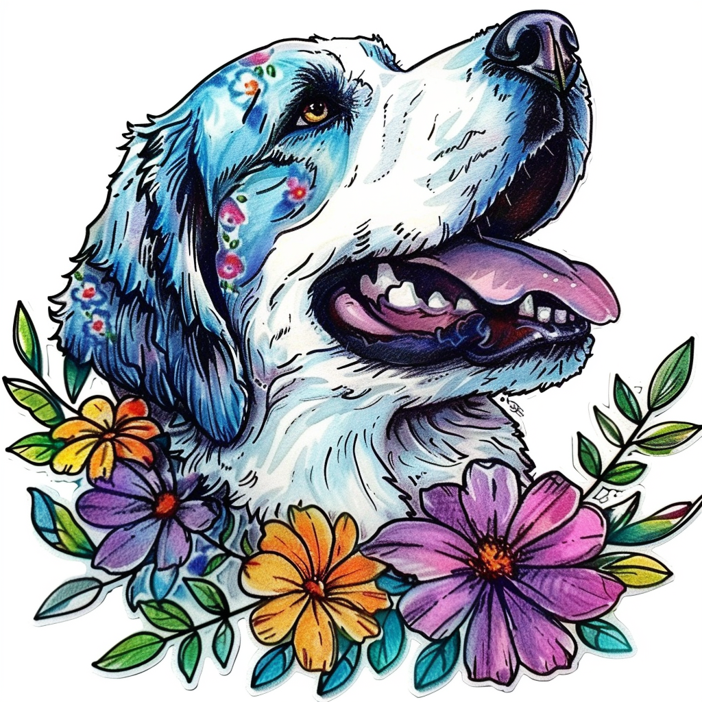 Great Pyrenees dog  Vinyl Decal Sticker for Car, Laptop, Tumbler and more # F023540