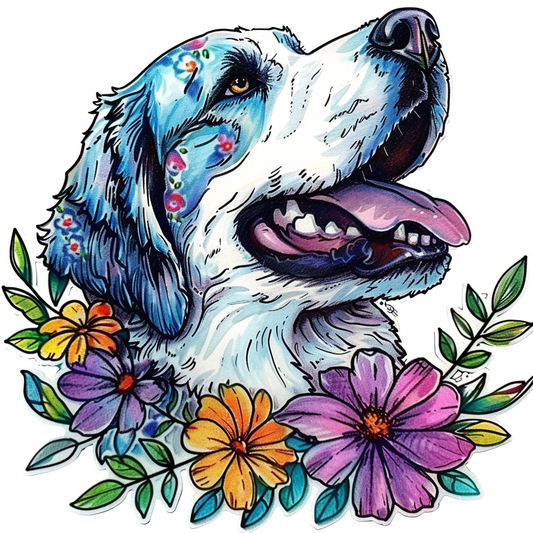 Great Pyrenees dog  Vinyl Decal Sticker for Car, Laptop, Tumbler and more # F023540
