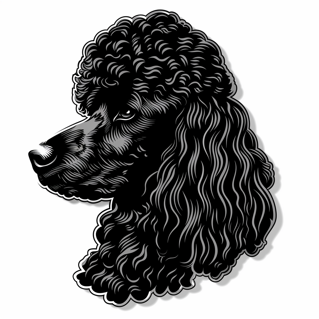 Poodle Dog Vinyl Decal Sticker for Car, Laptop, Tumbler and more # F012777