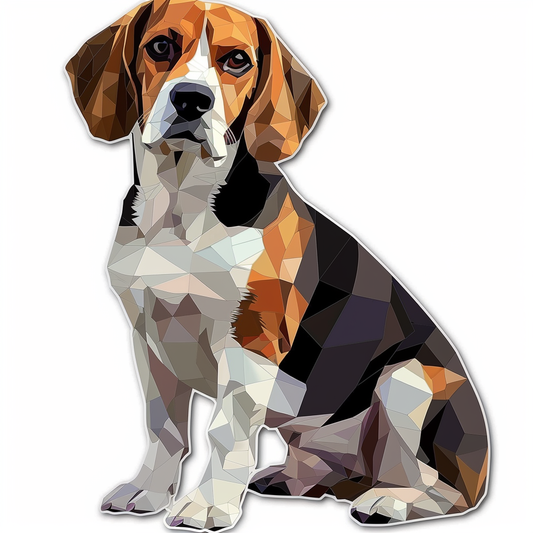 Beagle Dog Vinyl Decal Sticker for Car, Laptop, Tumbler and more # F07367