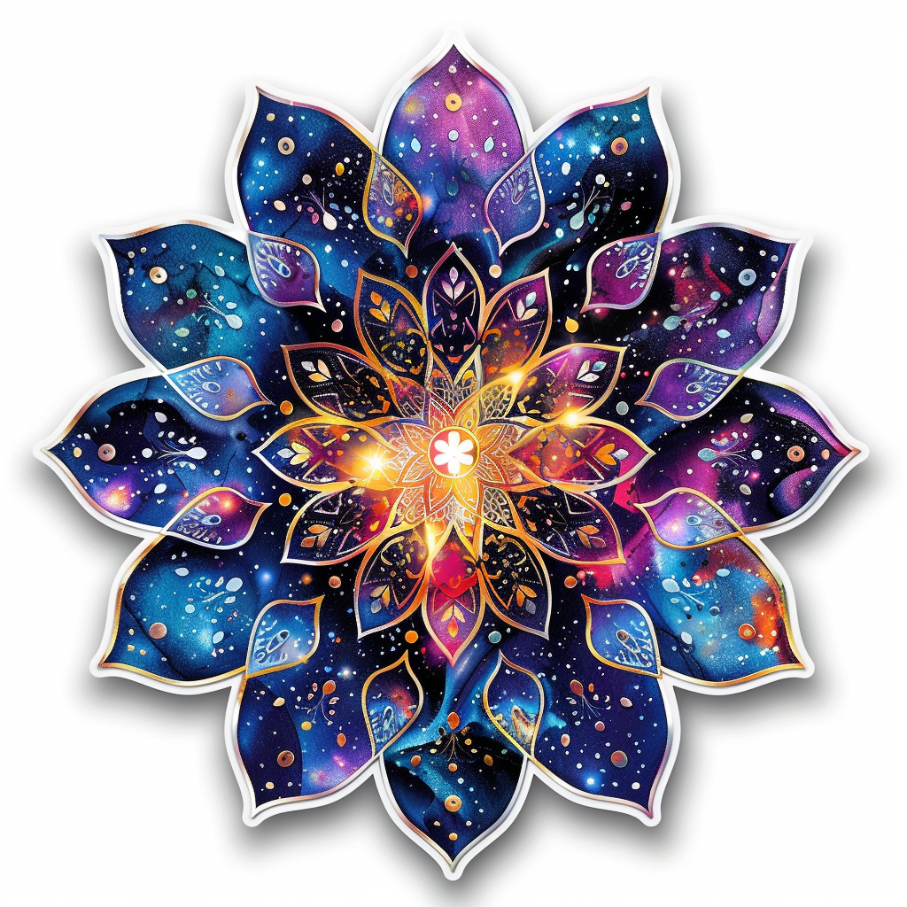 Mandala Vinyl Decal Sticker for Car, Laptop, Tumbler and more # F08193