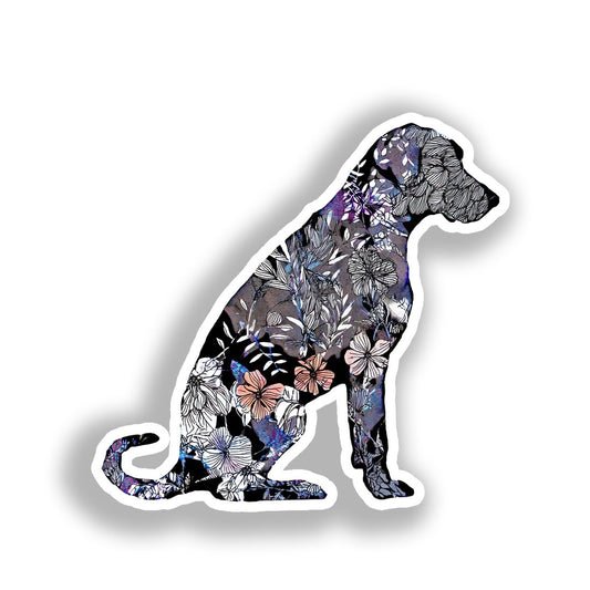 Large Breed Dog Vinyl Decal Sticker for Car, Laptop, Tumbler and more # A019444-4" x 4"