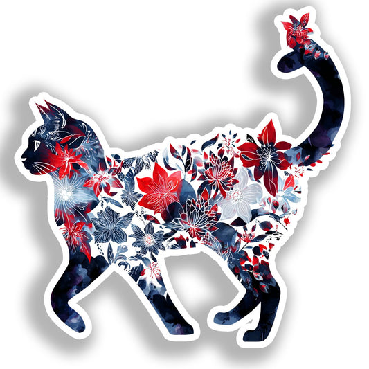 Balinese Cat Vinyl Decal Sticker for Car, Laptop, Tumbler and more # A018707-4" x 4"