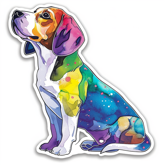 Beagle dog Vinyl Decal Sticker for Car, Laptop, Tumbler and more # F012048