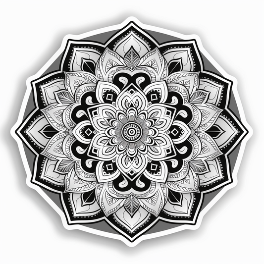 Mandala Vinyl Decal Sticker for Car, Laptop, Tumbler and more # F08210