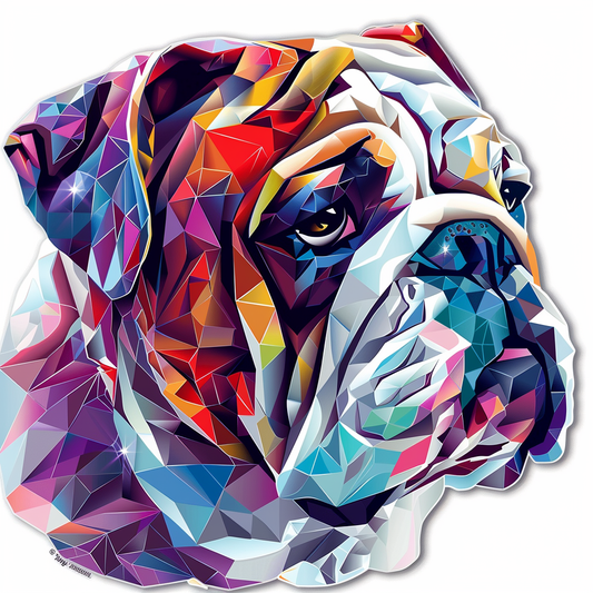 Bulldog Dog Vinyl Decal Sticker for Car, Laptop, Tumbler and more # F07623