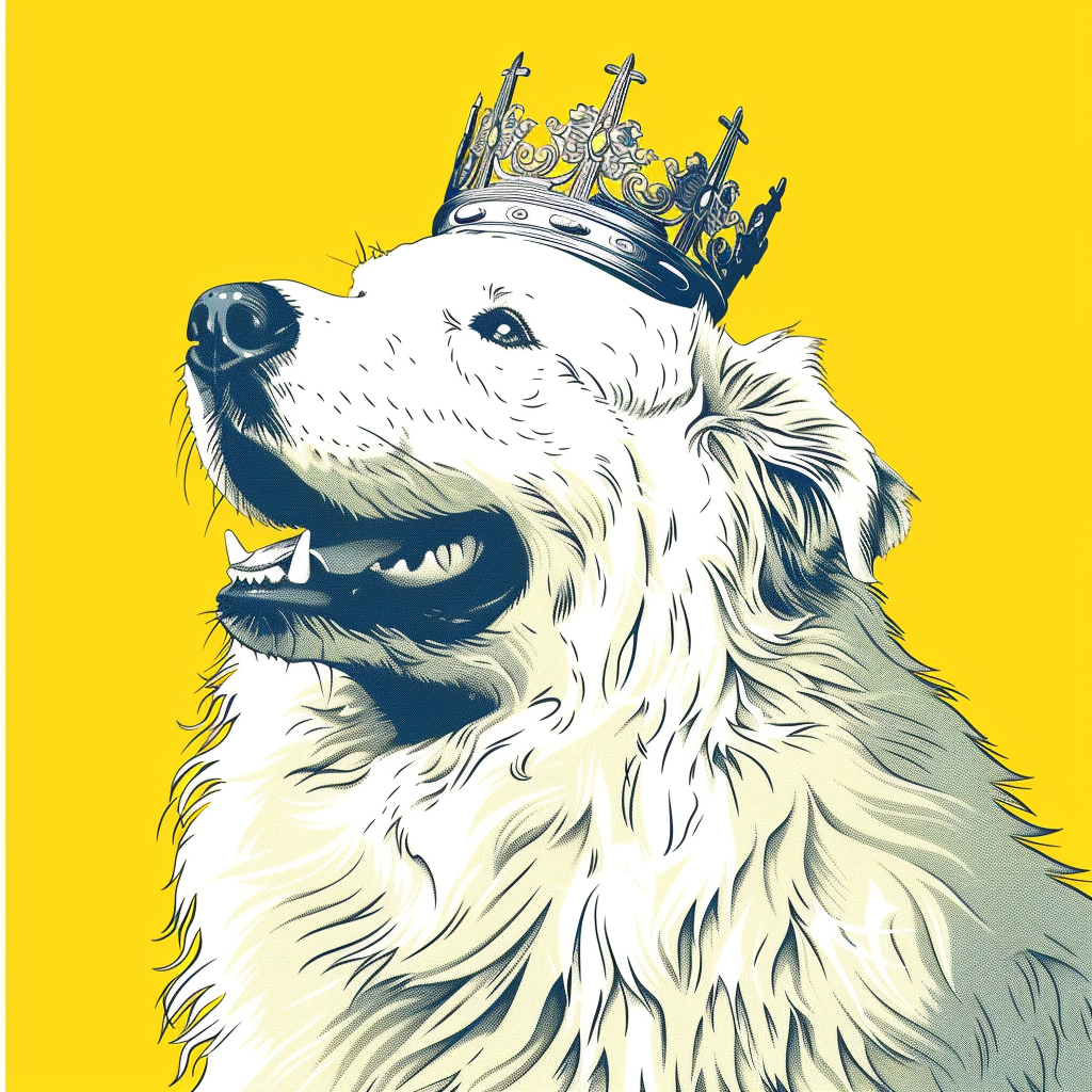 Sticker of Great Pyrenees dog  Vinyl Decal Sticker for Car, Laptop, Tumbler and more # F023620