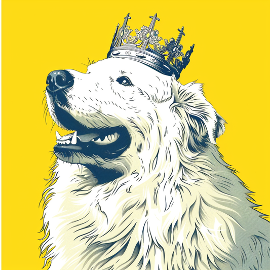 Sticker of Great Pyrenees dog  Vinyl Decal Sticker for Car, Laptop, Tumbler and more # F023620