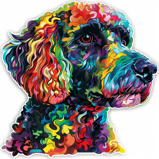 Poodle Dog Vinyl Decal Sticker for Car, Laptop, Tumbler and more # F012459