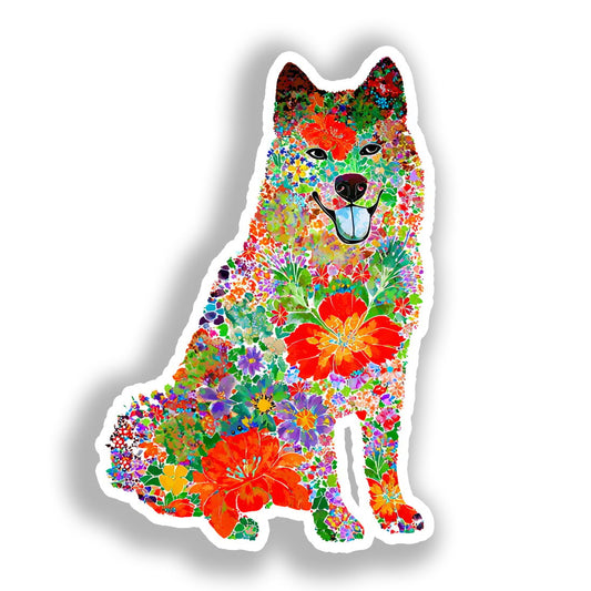 Akita Dog Vinyl Decal Sticker for Car, Laptop, Tumbler and more # A018825-4" x 4"