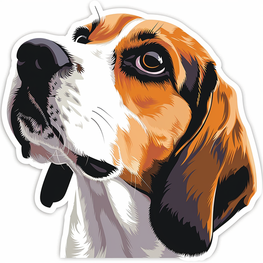 Beagle dog Vinyl Decal Sticker for Car, Laptop, Tumbler and more # F011748
