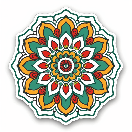 Mandala Vinyl Decal Sticker for Car, Laptop, Tumbler and more # F08260