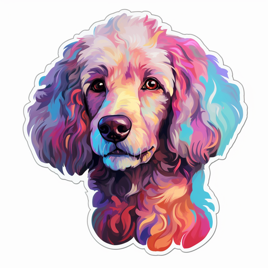 Poodle dog Vinyl Decal Sticker for Car, Laptop, Tumbler and more # F012247