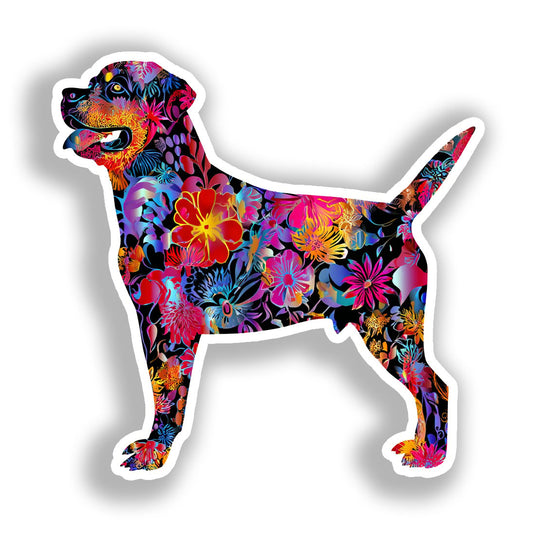 Rottweiler Dog Vinyl Decal Sticker for Car, Laptop, Tumbler and more # A018253-4" x 4"