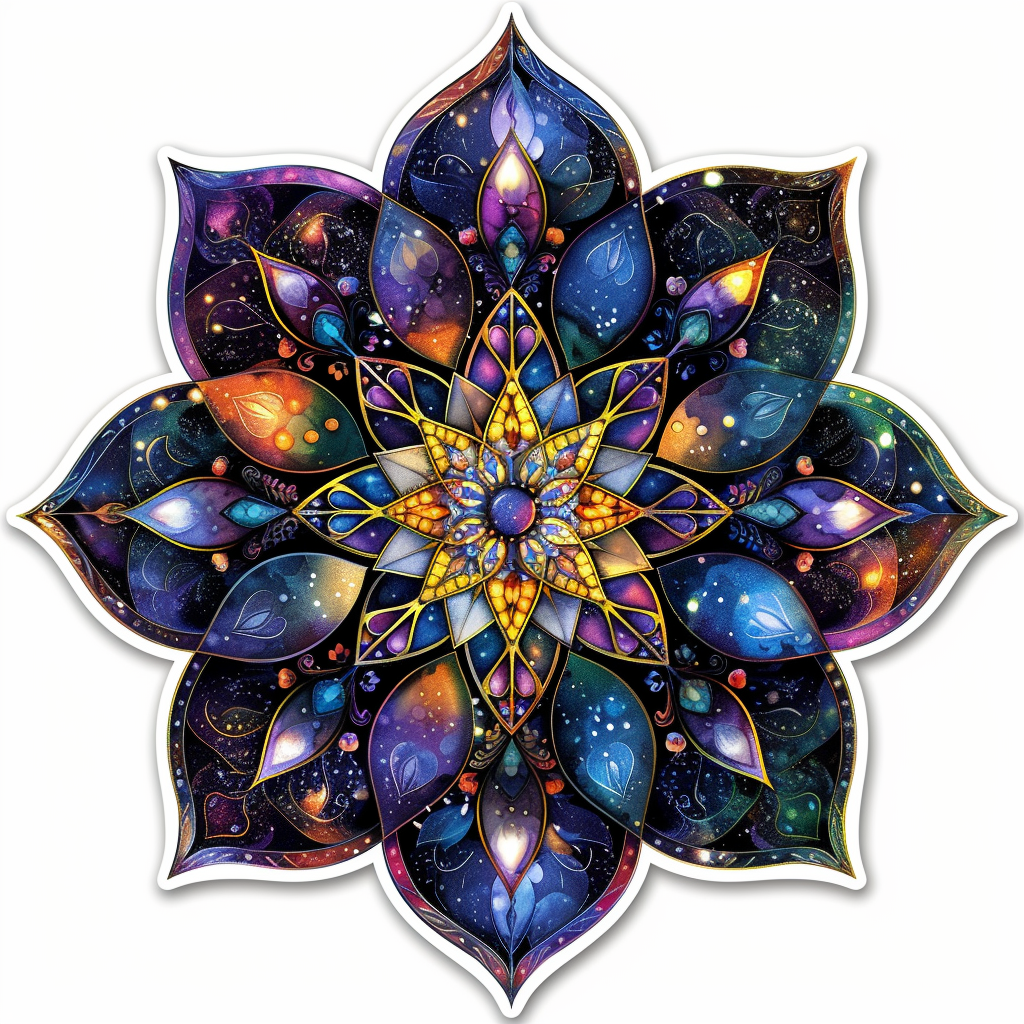 Mandala Vinyl Decal Sticker for Car, Laptop, Tumbler and more # F08197