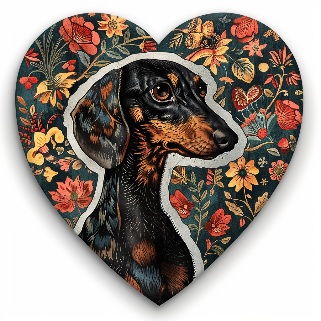 Dachshund Dog Vinyl Decal Sticker for Car, Laptop, Tumbler and more # F012793