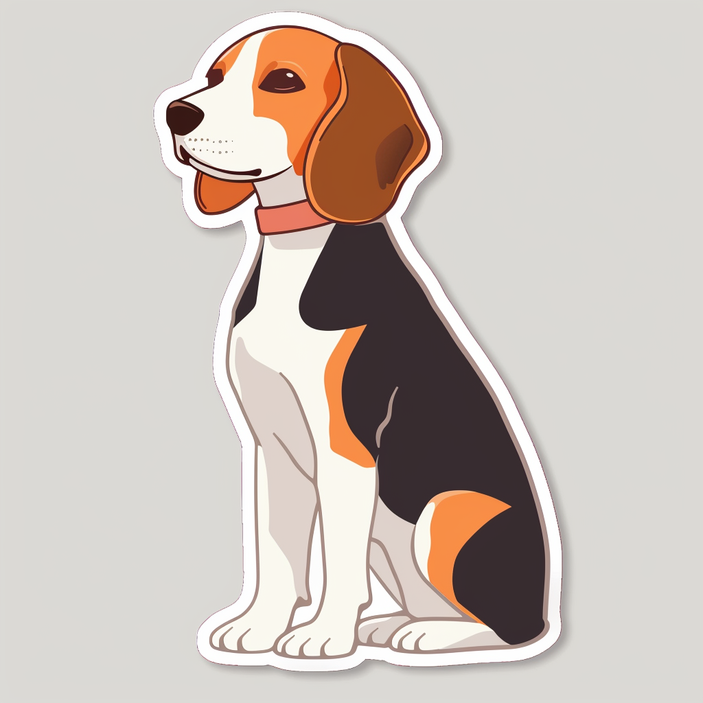 Beagle dog Vinyl Decal Sticker for Car, Laptop, Tumbler and more # F011871