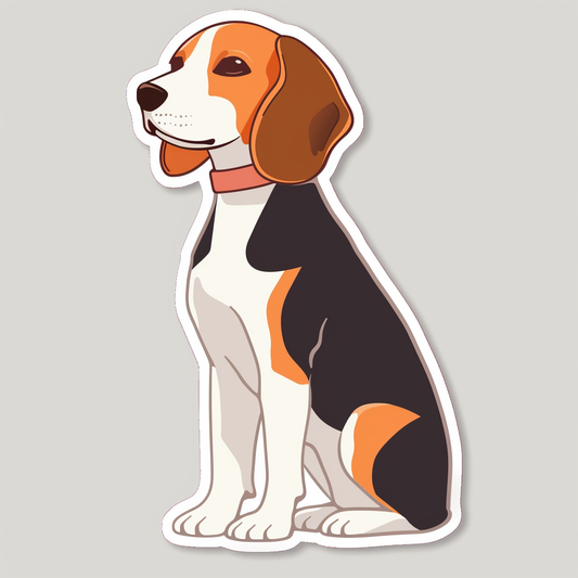 Beagle dog Vinyl Decal Sticker for Car, Laptop, Tumbler and more # F011871