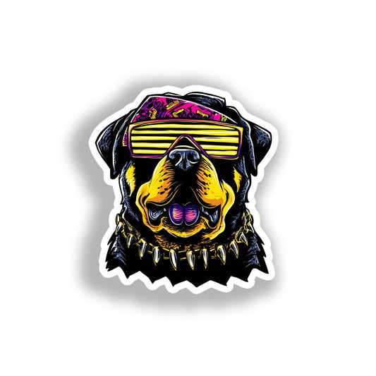 Rottweiler Dog Vinyl Decal Sticker for Car, Laptop, Tumbler and more # A018047-4" x 4"