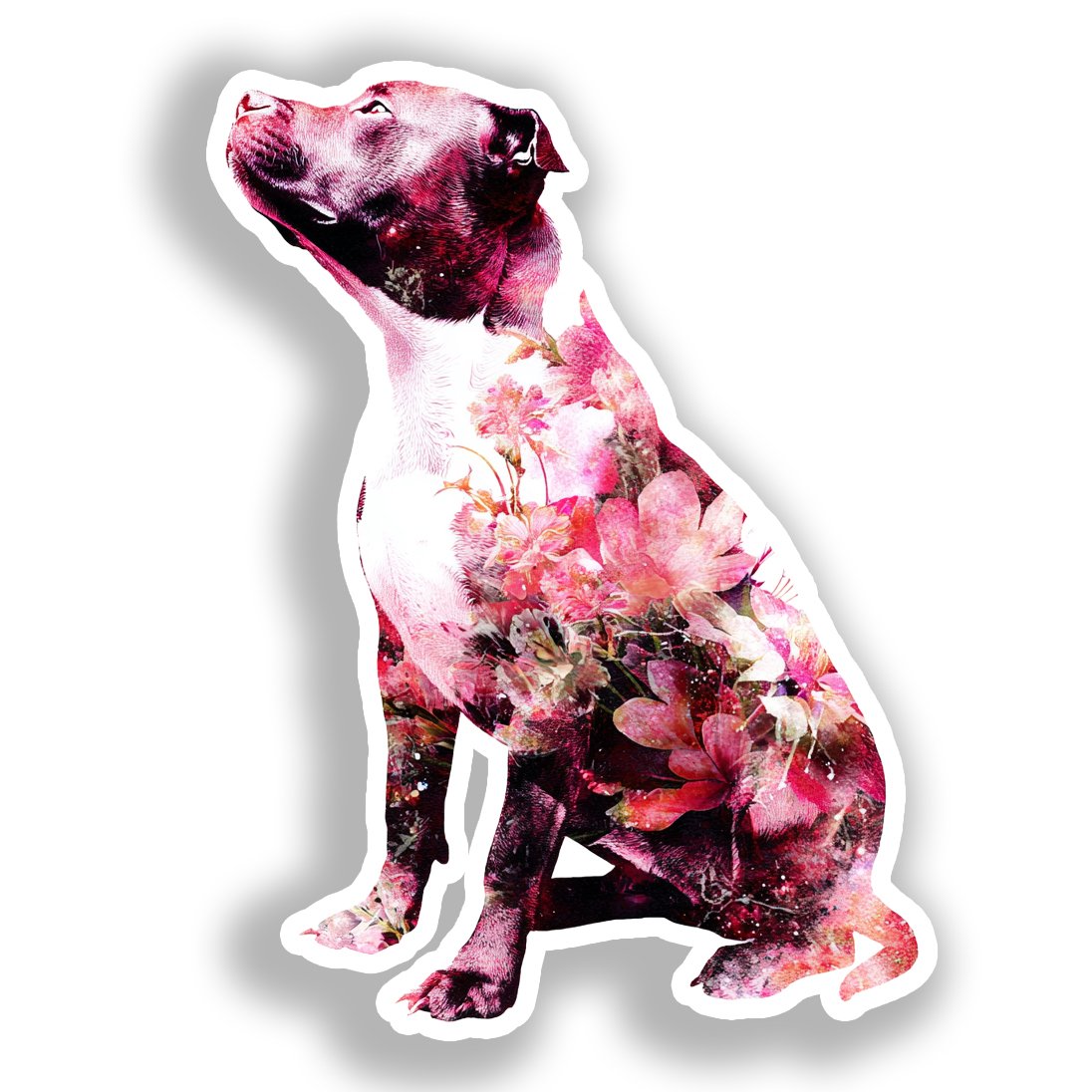 Bull Terrier Dog Vinyl Decal Sticker for Car, Laptop, Tumbler and more # A019162-4" x 4"