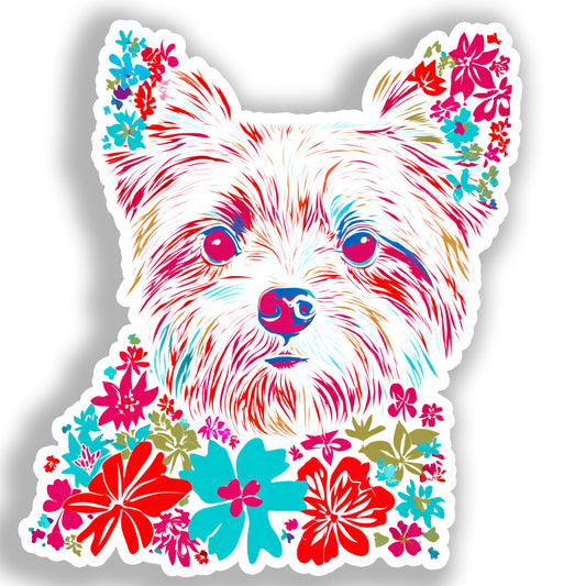 Pomeranian Dog Vinyl Decal Sticker for Car, Laptop, Tumbler and more # A017242-4" x 4"