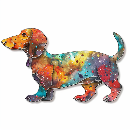 Dachshund Dog galaxy Vinyl Decal Sticker for Car, Laptop, Tumbler and more # F012957