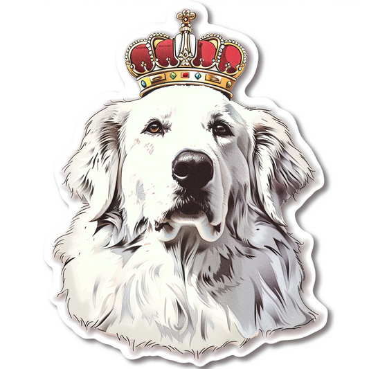 Sticker of Great Pyrenees dog  Vinyl Decal Sticker for Car, Laptop, Tumbler and more # F023582