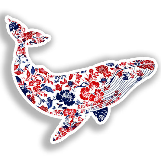 Whale   Vinyl Decal Sticker for Car, Laptop, Tumbler and more # A018382-4" x 4"