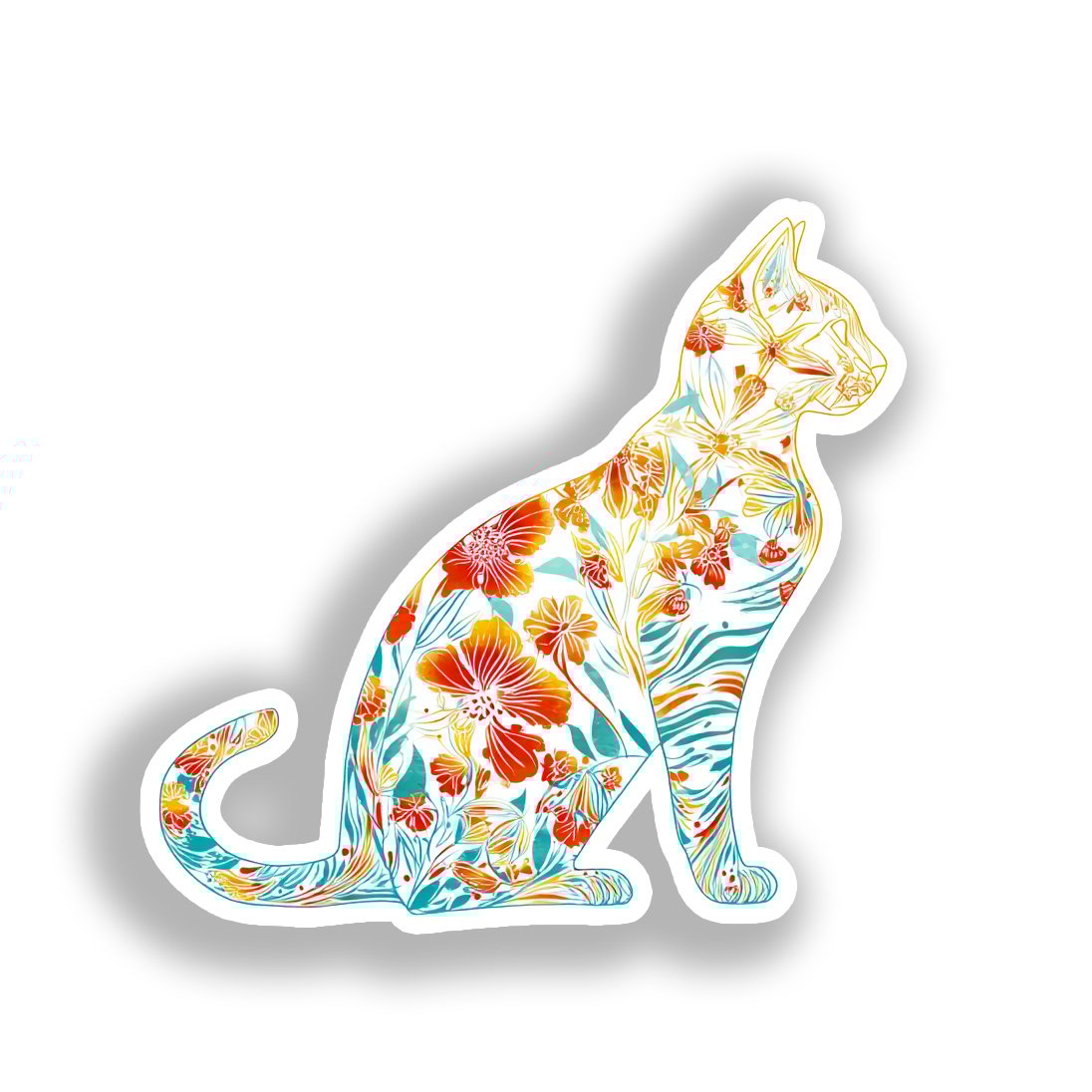 Bengal Cat Vinyl Decal Sticker for Car, Laptop, Tumbler and more # A018652-4" x 4"