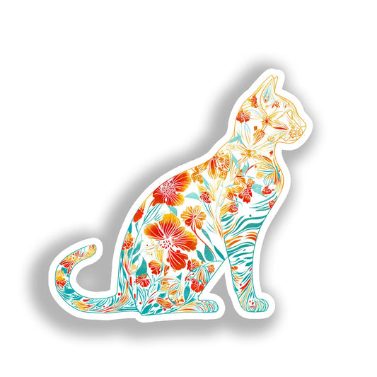 Bengal Cat Vinyl Decal Sticker for Car, Laptop, Tumbler and more # A018652-4" x 4"