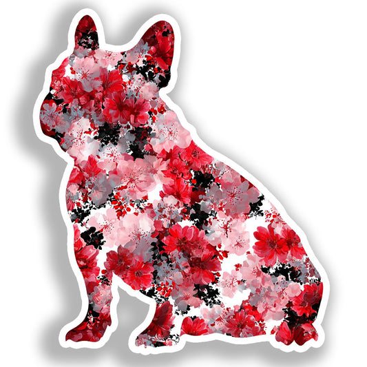 French Bulldog Dog Vinyl Decal Sticker for Car, Laptop, Tumbler and more # A019628-4" x 4"