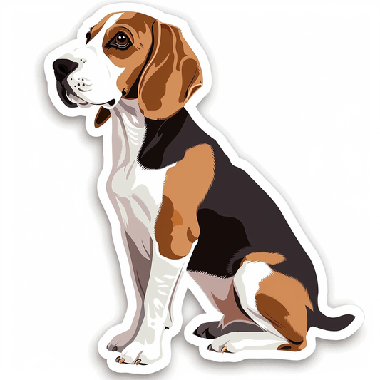 Beagle Dog Vinyl Decal Sticker for Car, Laptop, Tumbler and more # F07693