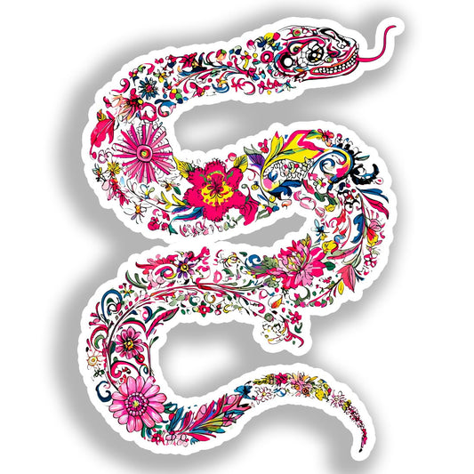Snake   Vinyl Decal Sticker for Car, Laptop, Tumbler and more # A018381-4" x 4"