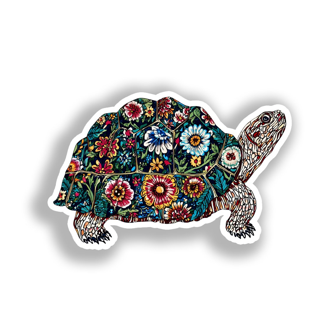 Turtle Vinyl Decal Sticker for Car, Laptop, Tumbler and more # A018404-4" x 4"
