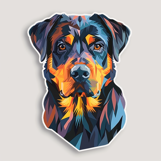 Rottweiler Dog Vinyl Decal Sticker for Car, Laptop, Tumbler and more # F07362