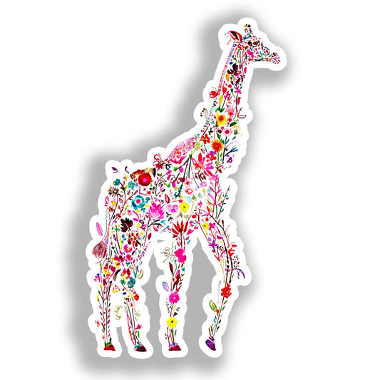 Giraffe Vinyl Decal Sticker for Car, Laptop, Tumbler and more # A018562-4" x 4"