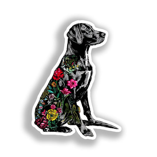 Large Breed Dog Vinyl Decal Sticker for Car, Laptop, Tumbler and more # A019442-4" x 4"